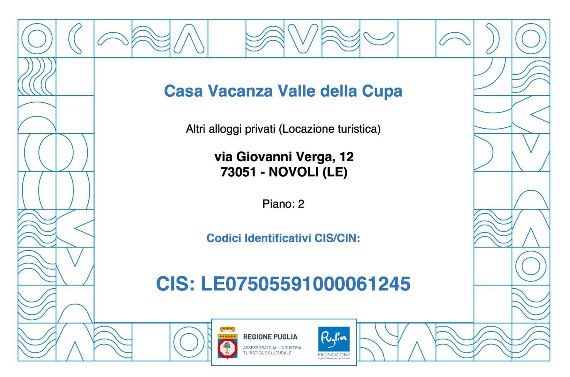 Casa Vacanza Valle Della Cupa Novoli Ngoại thất bức ảnh
